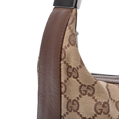 Gucci Monogram GG Small Clasp Hobo Brown 13 of 14