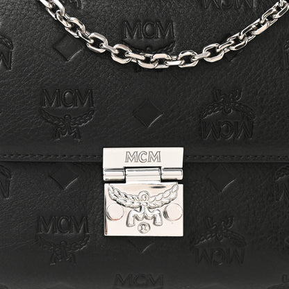 MCM Calfskin Ottomar Wallet On Chain Black 8 of 10