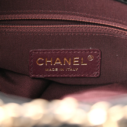 Chanel Lambskin Large Shopping Chain Tote Black 6 of 11