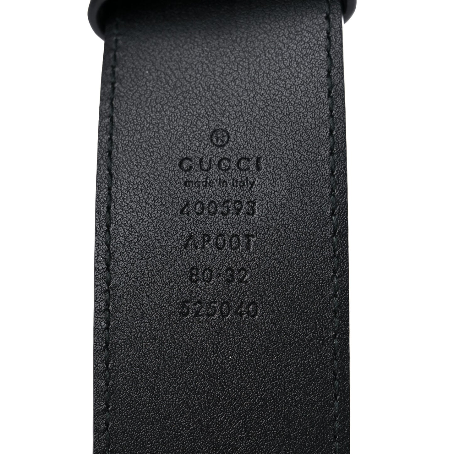 Calfskin Double G 40mm Belt 80 32 Black