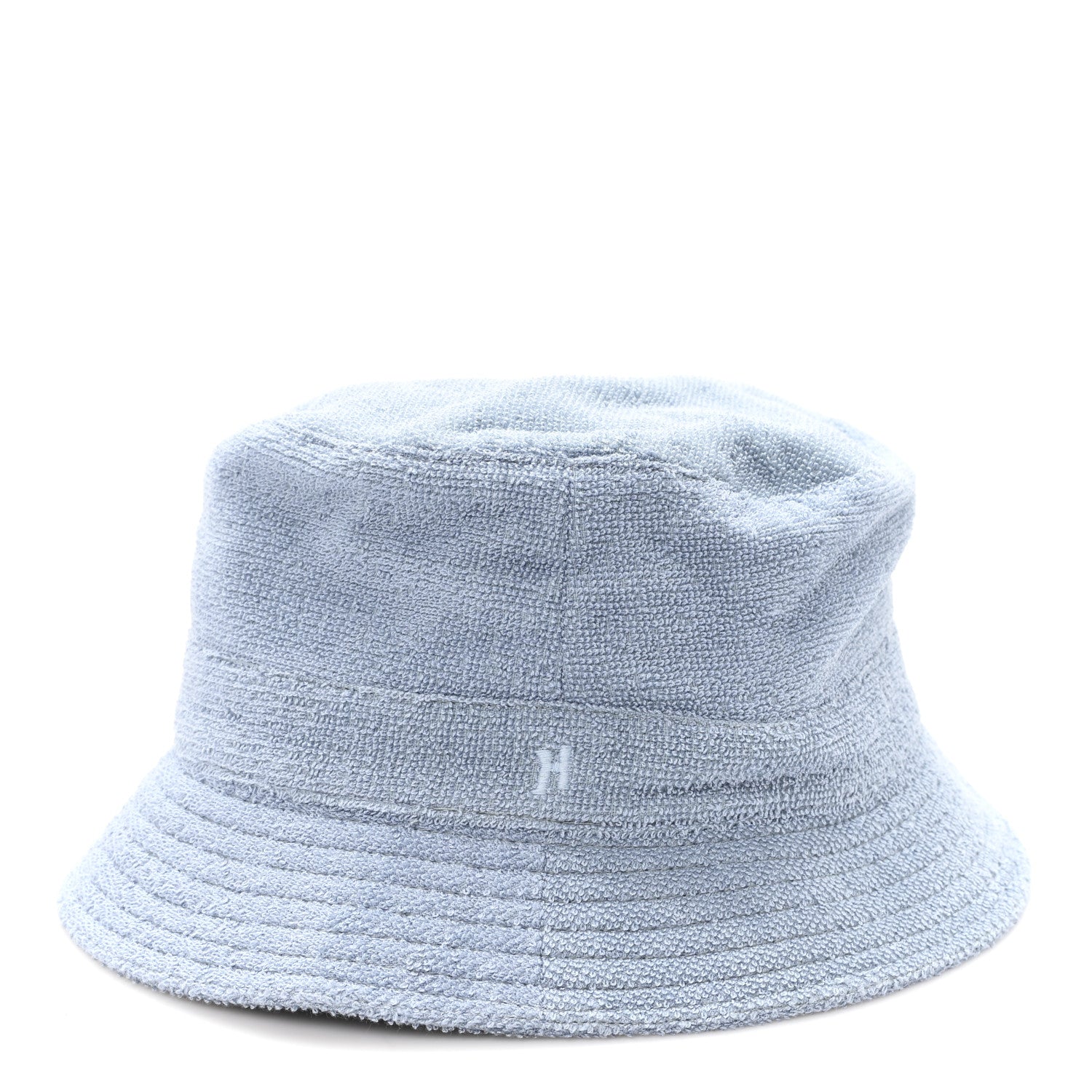 HERMES バケットハット Hermes Terry Cloth Bucket Hat 57 Blue 1839410 – FASHIONPHILE