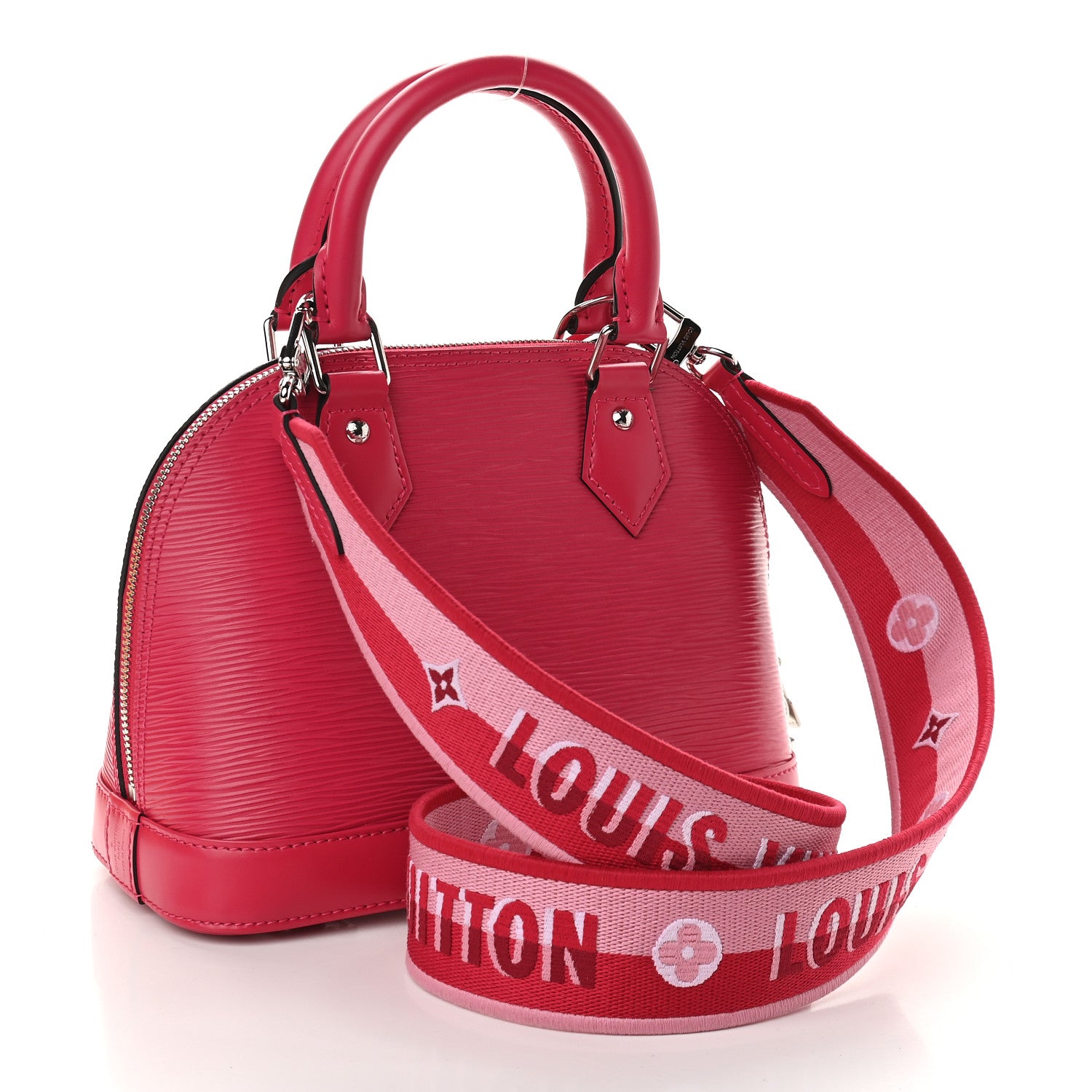 Louis Vuitton Epi Jacquard Alma BB Rose Pondicherry 2 of 9