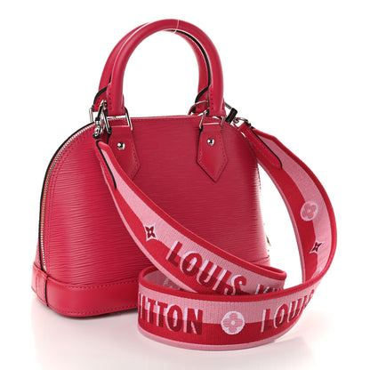 Louis Vuitton Epi Jacquard Alma BB Rose Pondicherry 2 of 9