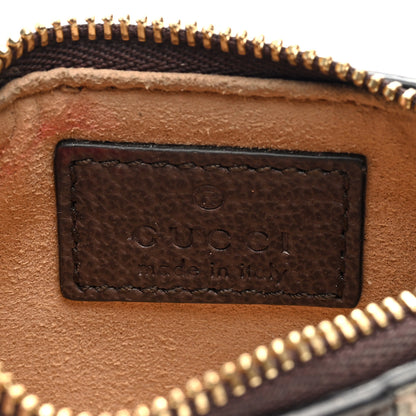 Gucci GG Supreme Monogram Web Ophidia Key Case Beige New Acero 6 of 7