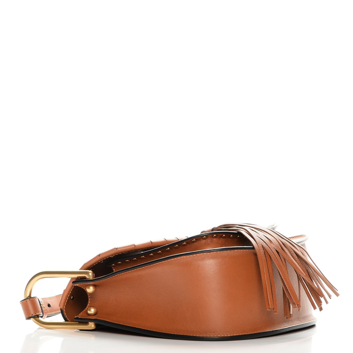 Chloe Calfskin Small Hudson Shoulder Bag Caramel 4 of 8