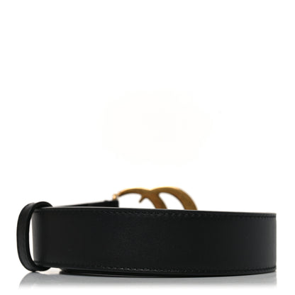Gucci Calfskin Double G 30mm Belt 90 36 Black 2 of 4