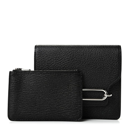 Hermes Chevre Mysore Roulis Slim Wallet Black 3 of 8