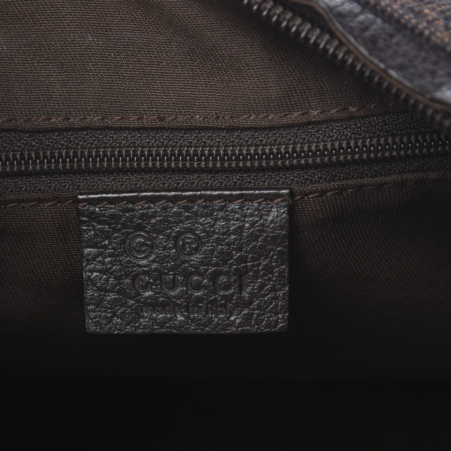 Gucci Monogram Hobo Dark Brown 5 of 11