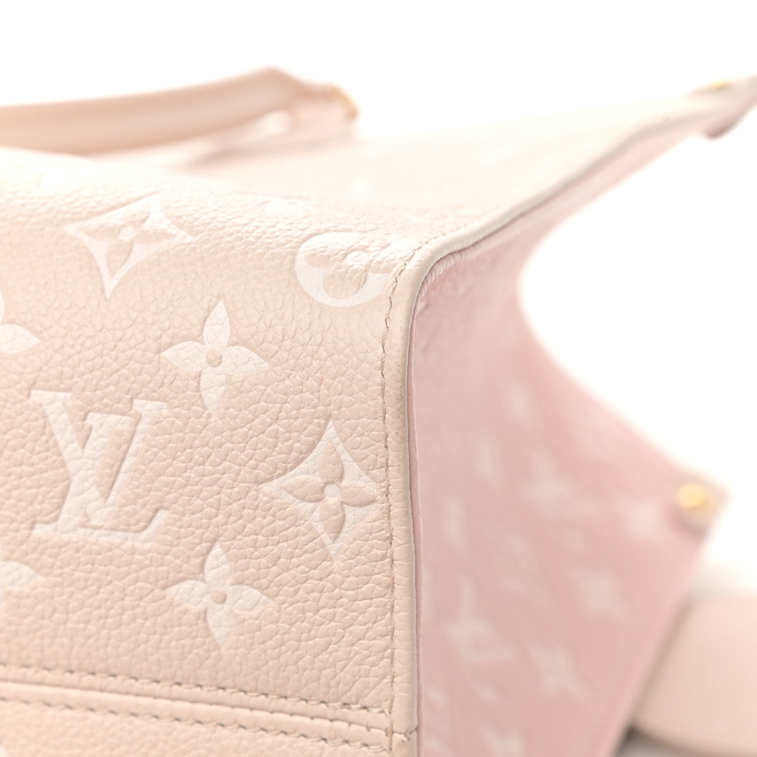 Louis Vuitton Empreinte Monogram Spring In The City Onthego MM Beige Pink Yellow 10 of 11