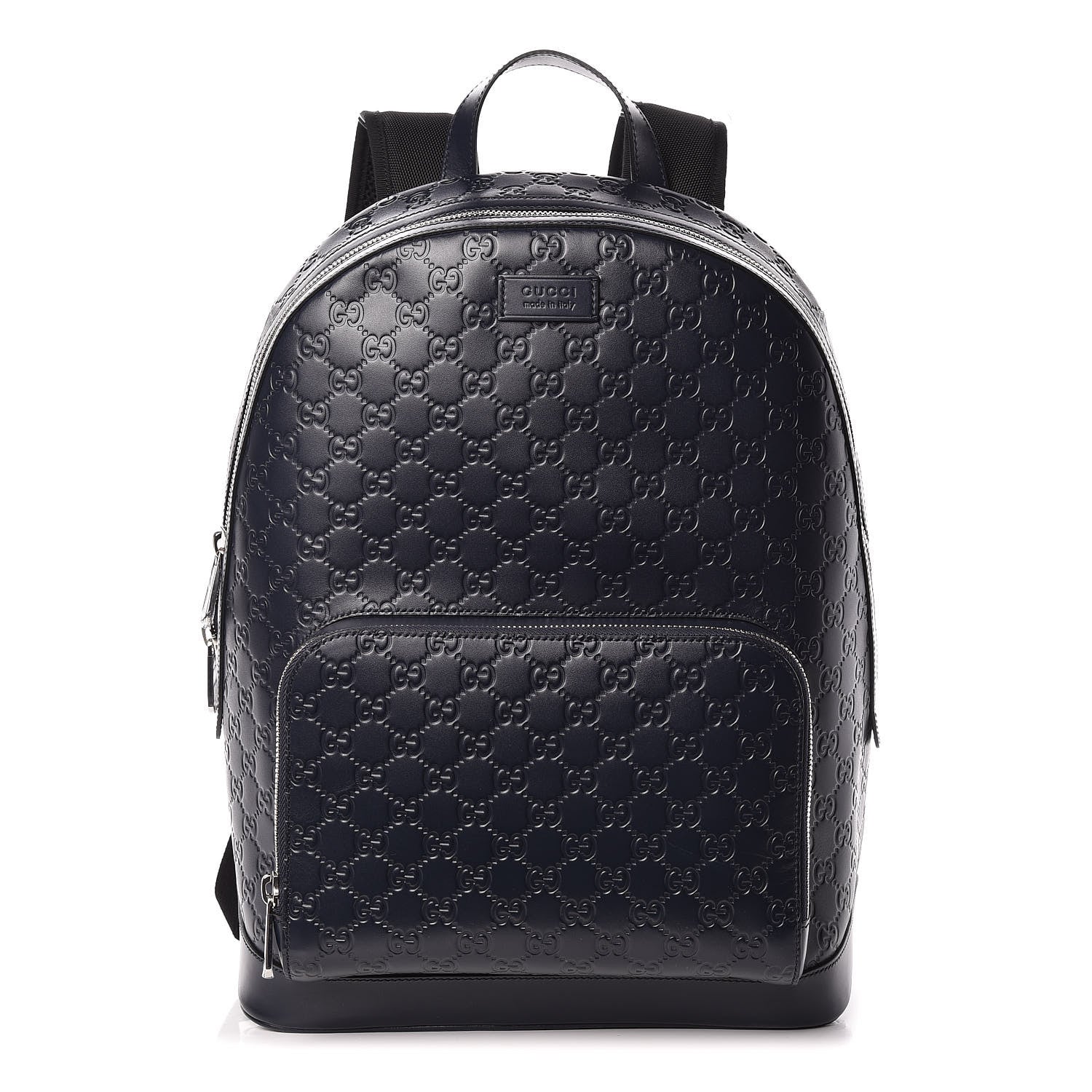 GUCCI リュック Gucci Guccissima Signature Day Backpack Blue 411736 – FASHIONPHILE