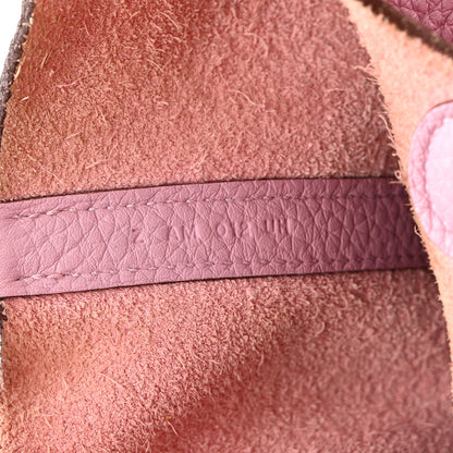 Hermes Taurillon Clemence Picotin Lock 18 PM Mauve Sylvestre 7 of 12