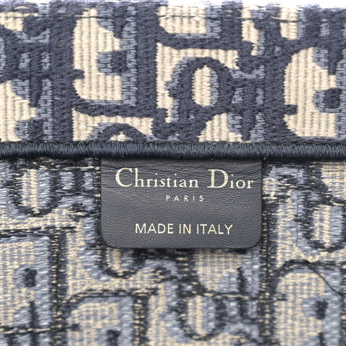 Oblique Medium Book Tote Blue Multicolor