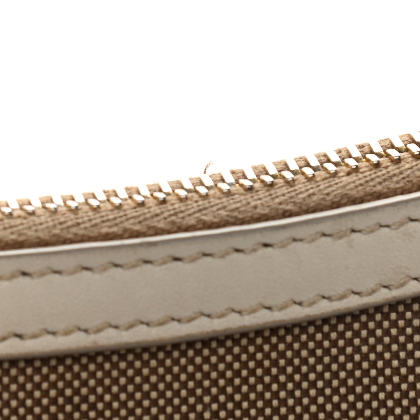 Jacquard Logo Small Flat Messenger Bag White