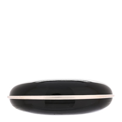 Saint Laurent Brass Dome Bracelet M Black Silver 1 of 4