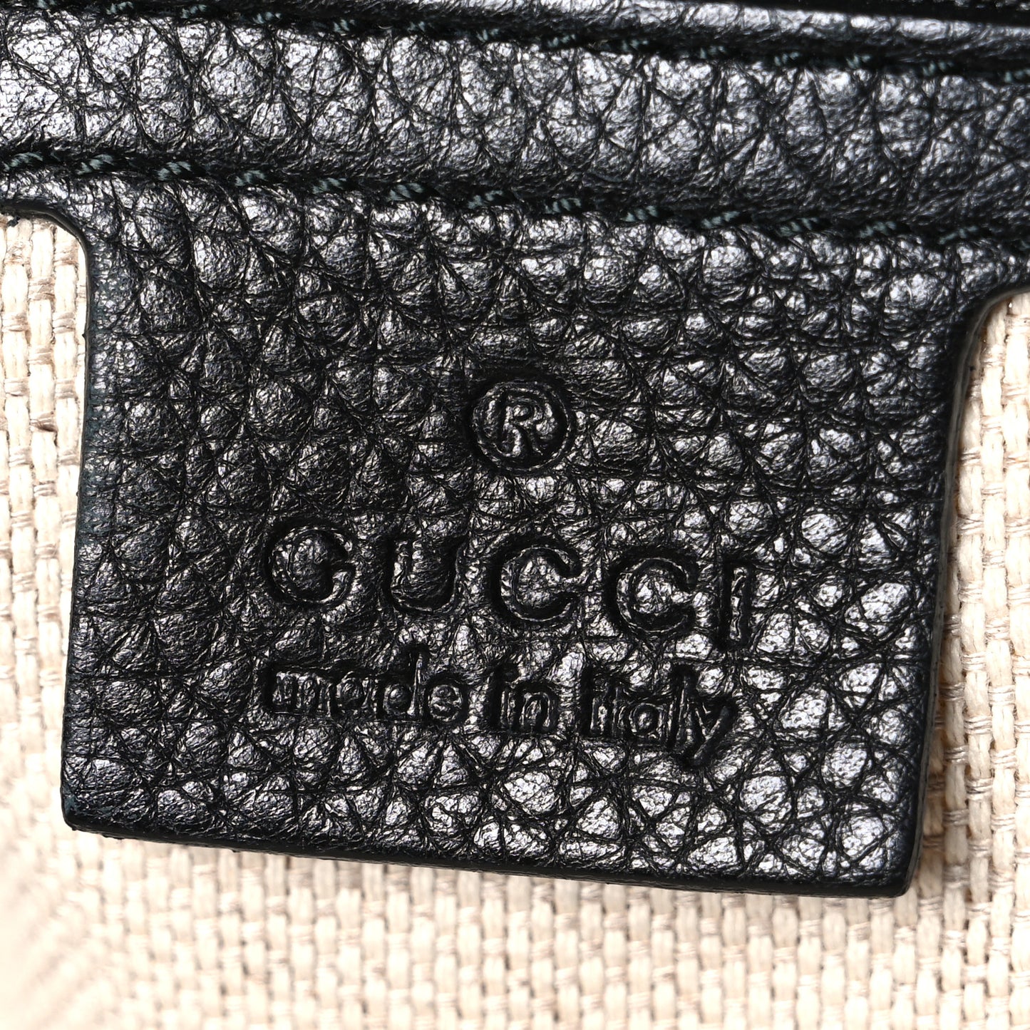 Pebbled Calfskin Medium Soho Shoulder Bag Black
