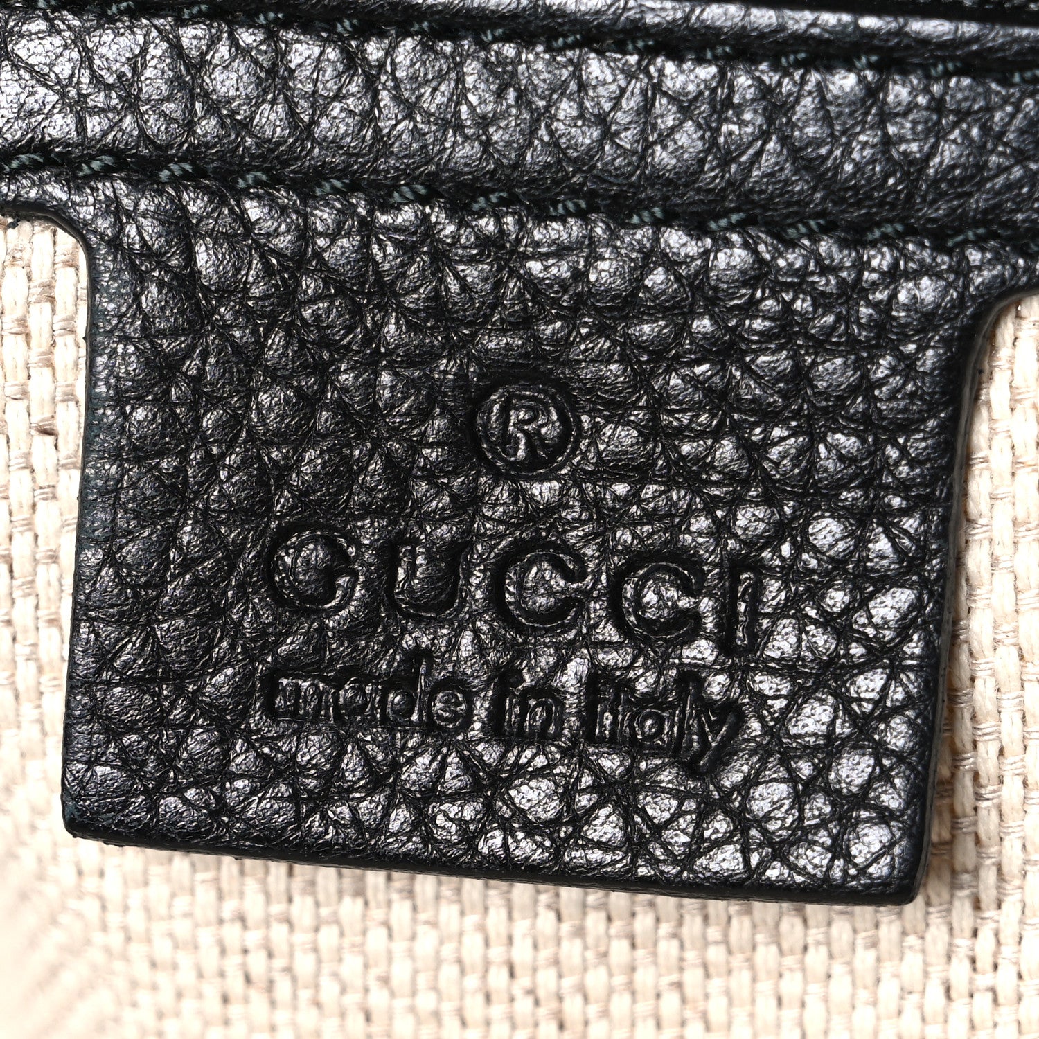 Gucci Pebbled Calfskin Medium Soho Shoulder Bag Black 6 of 10