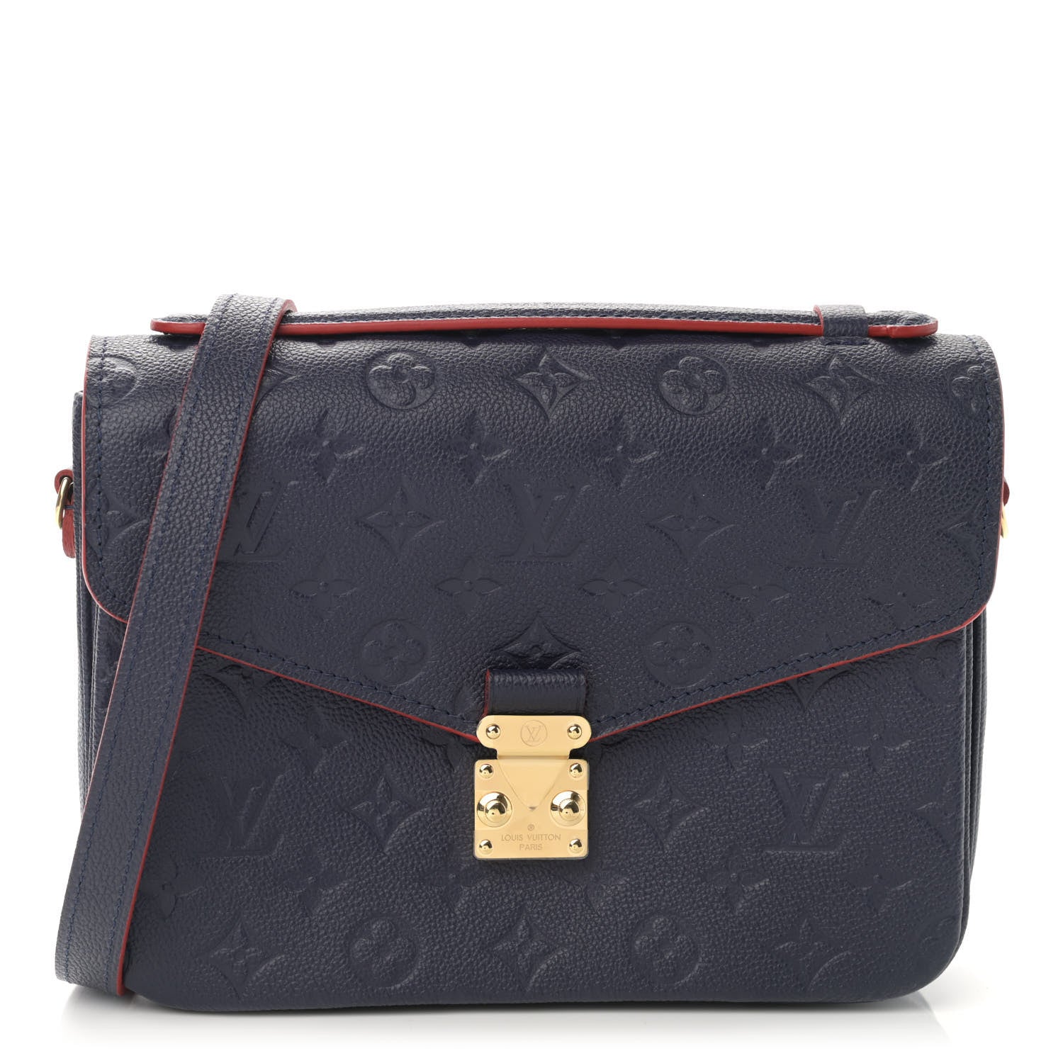 Louis Vuitton Empreinte Pochette Metis Marine Rouge 1 of 8