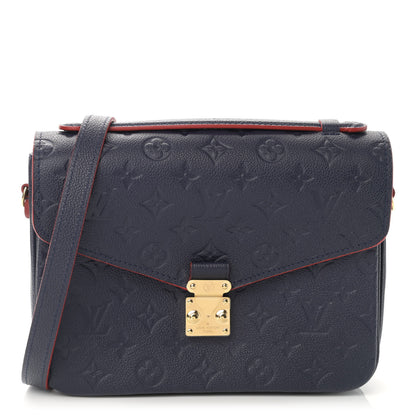 Louis Vuitton Empreinte Pochette Metis Marine Rouge 1 of 8