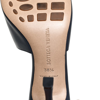 Bottega Veneta Lambskin Stretch Mule Sandals 38.5 Light Graphite 9 of 13