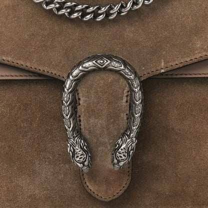 Gucci Suede Medium Dionysus Shoulder Bag Taupe 11 of 13