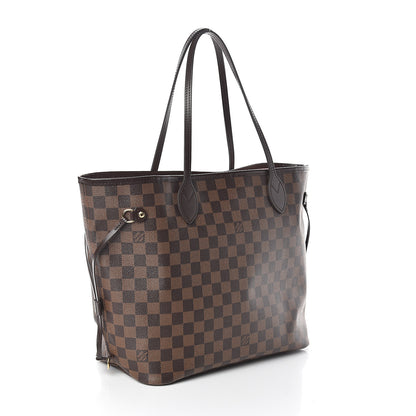 Louis Vuitton Damier Ebene Neo Neverfull MM Rose Ballerine 2 of 11