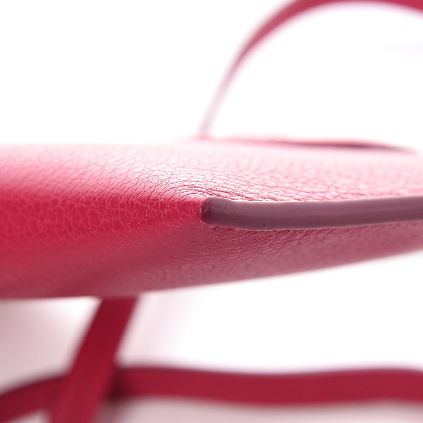 Grained Goatskin Antigona Crossbody Fuchsia