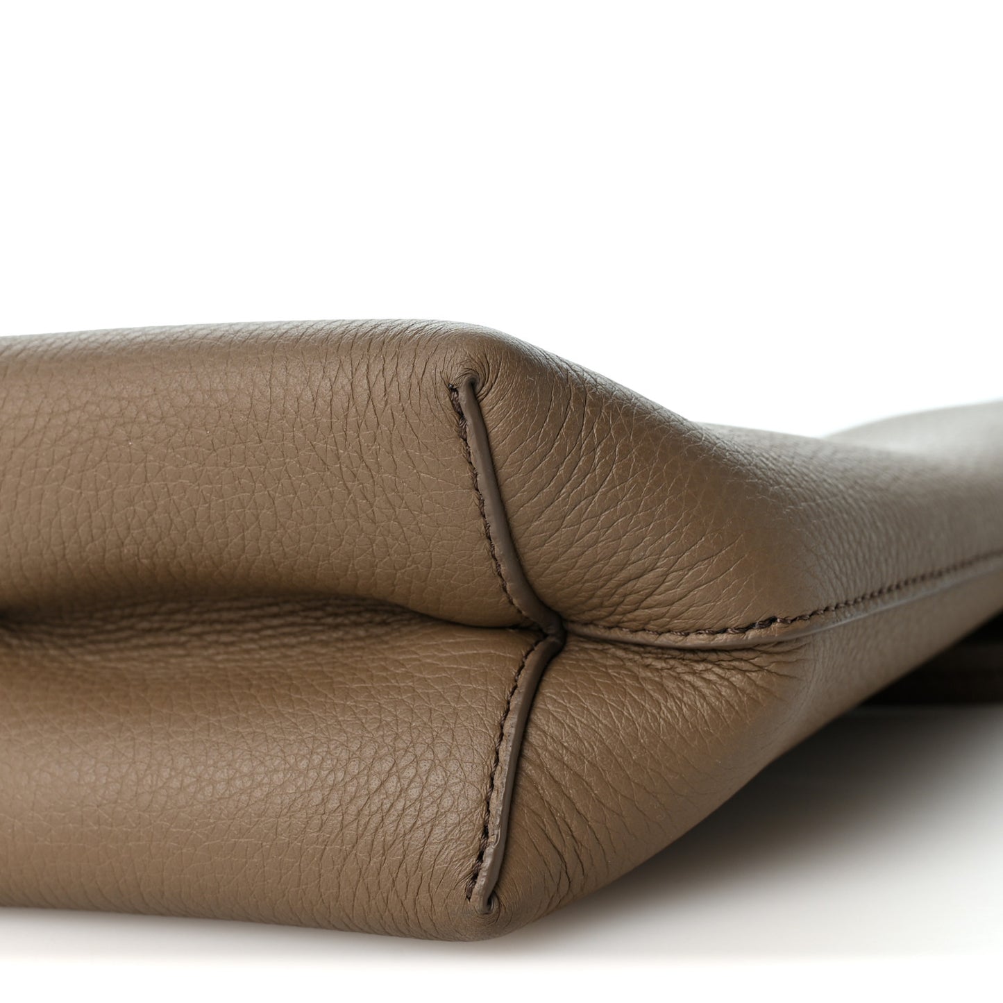 Grained Calfskin Small N/S Park Crossbody Dark Taupe