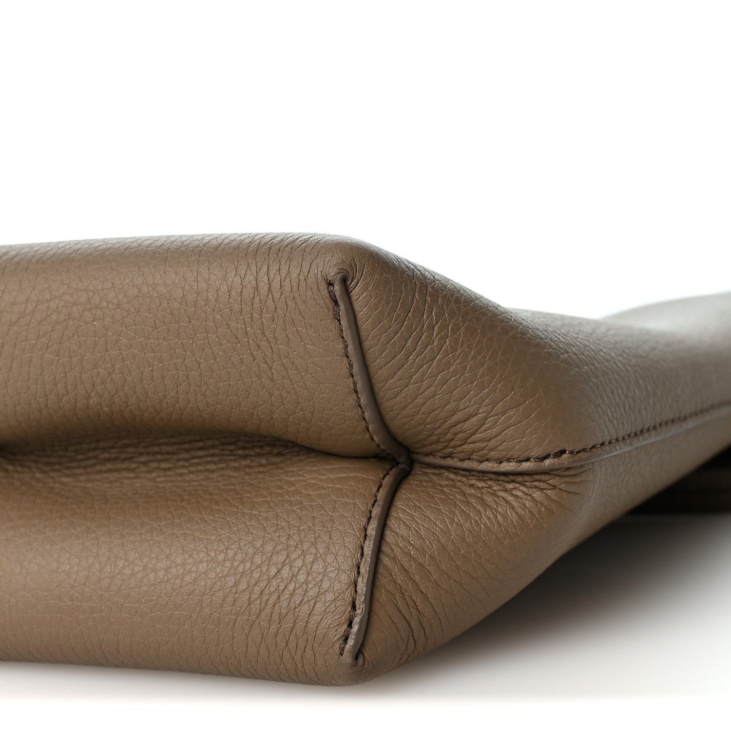 The Row Grained Calfskin Small N/S Park Crossbody Dark Taupe 8 of 8
