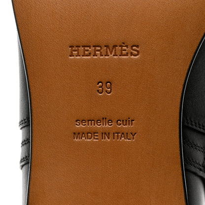 Hermes Calfskin Neo Low Boots 39 Black 8 of 9
