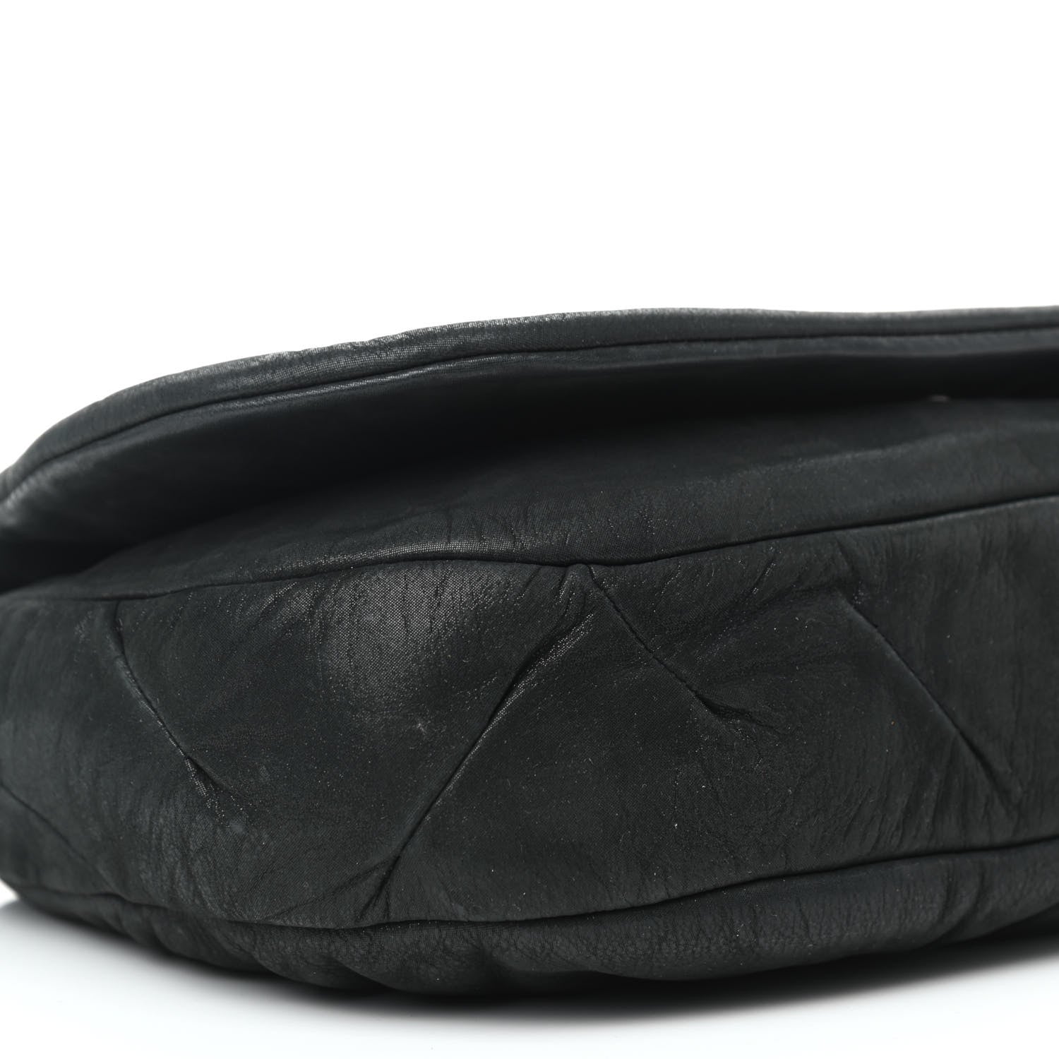 Chanel Iridescent Calfskin Glint Flap Black 9 of 10