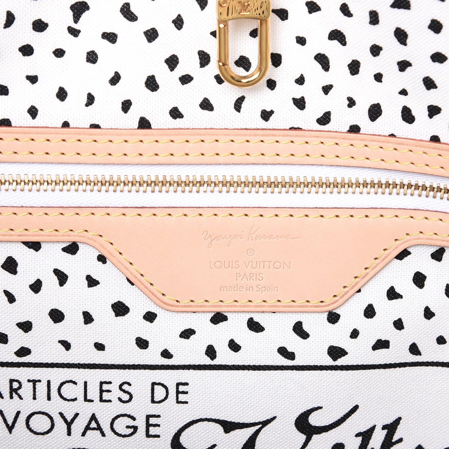 Monogram Kusama Waves Neverfull MM White