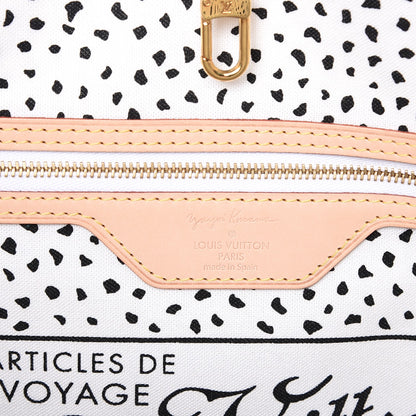 Louis Vuitton Monogram Kusama Waves Neverfull MM White 6 of 7