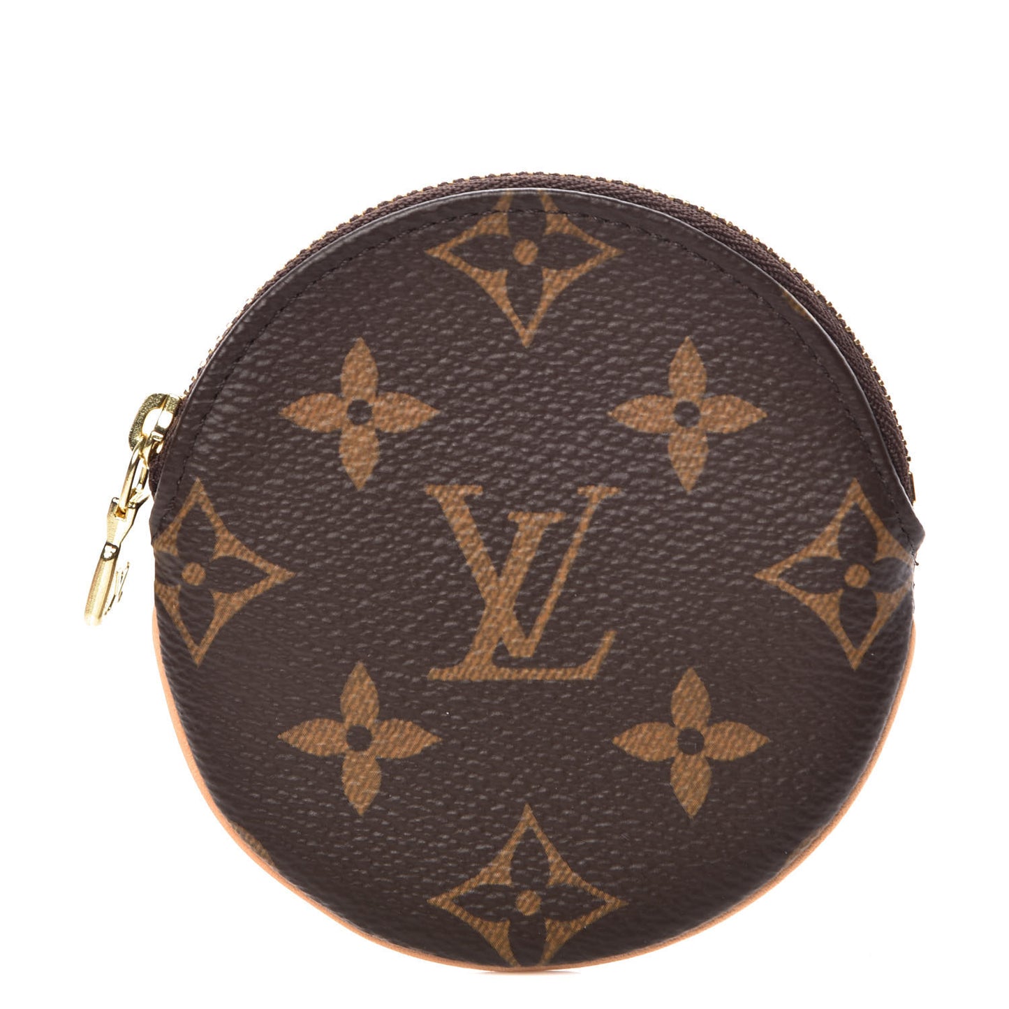 Monogram Round Coin Purse