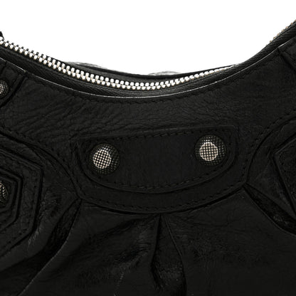 Balenciaga Agneau Arena Le Cagole Shoulder Bag XS Black 9 of 12