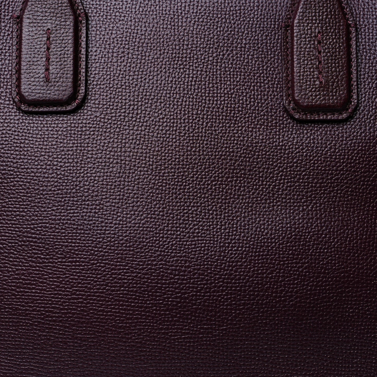 Derby Calfskin Medium Banner Tote Mahogany Red