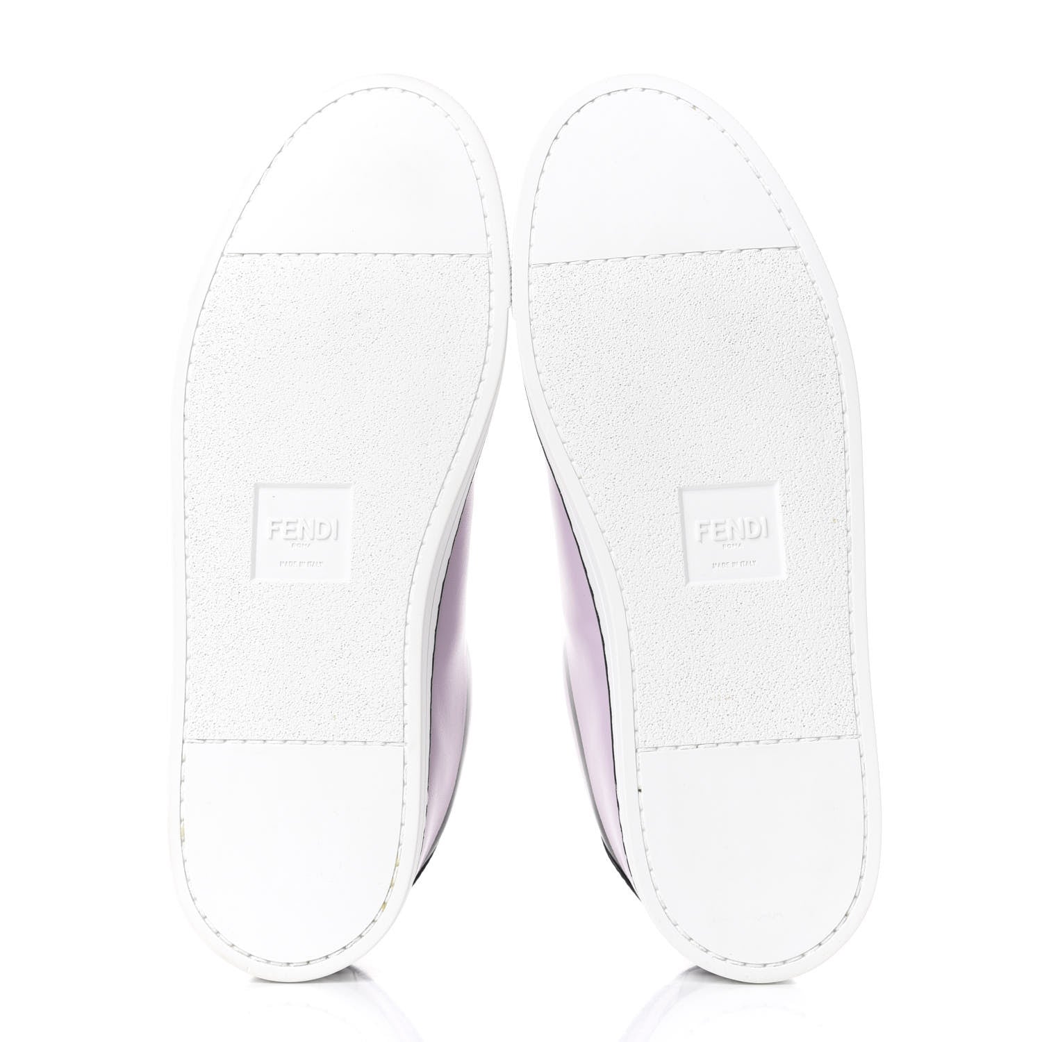 Fendi X JOSHUA VIDES Nappa Rockoclick Slip On Sneakers 38 Pink Xiloph White Black 6 of 11