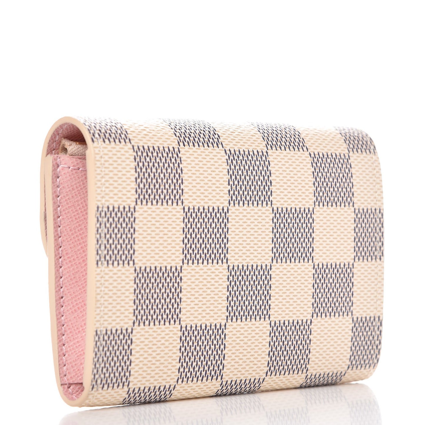 Damier Azur Rosalie Coin Purse Rose Ballerine