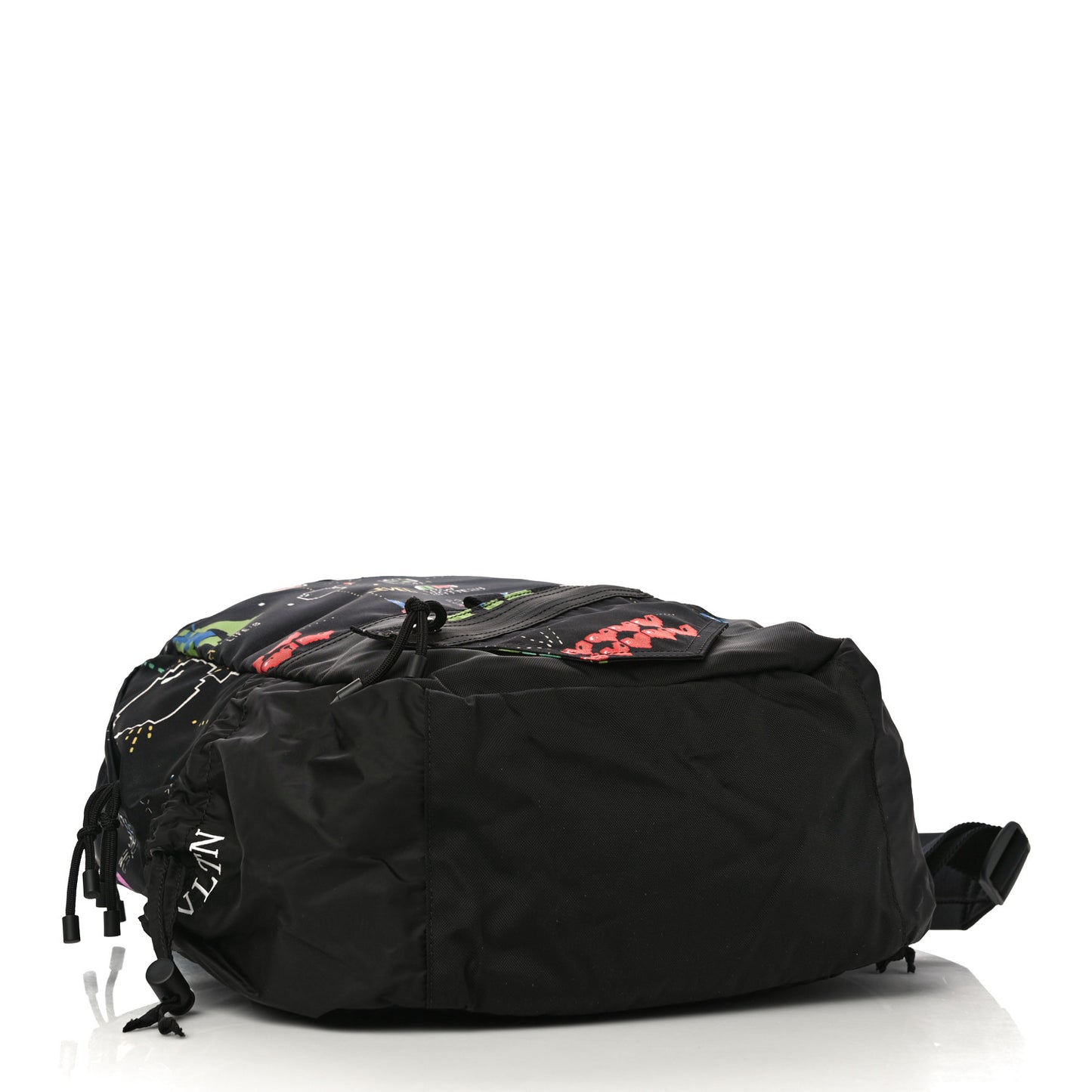 Nylon Game Print Backpack Black