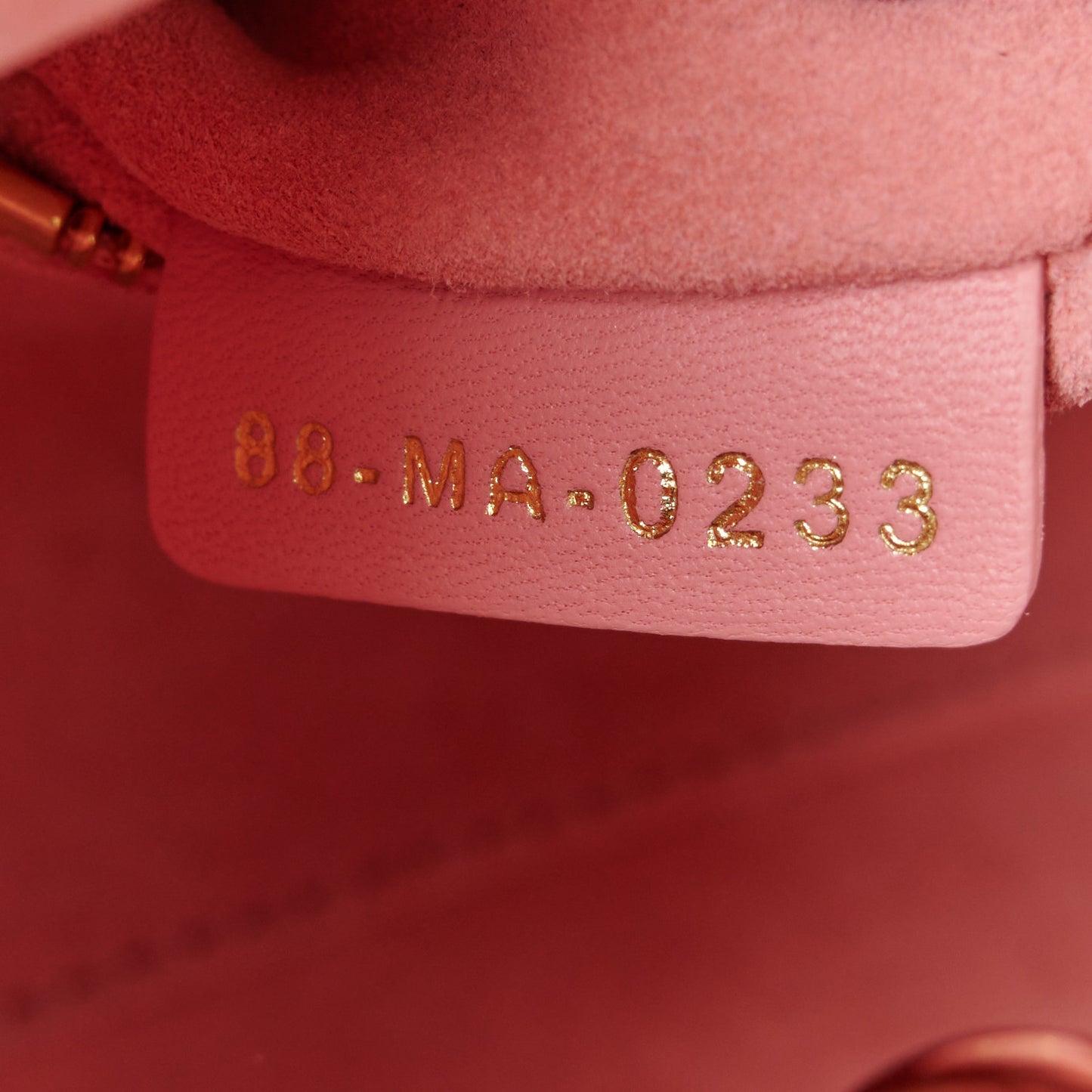 Lambskin Cannage Mini Lady Dior Light Pink