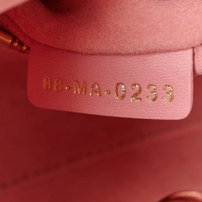 Christian Dior Lambskin Cannage Mini Lady Dior Light Pink 7 of 10