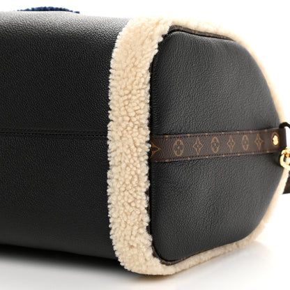 Louis Vuitton Calfskin Monogram Teddy Speedy Bandouliere 30 Black 9 of 9