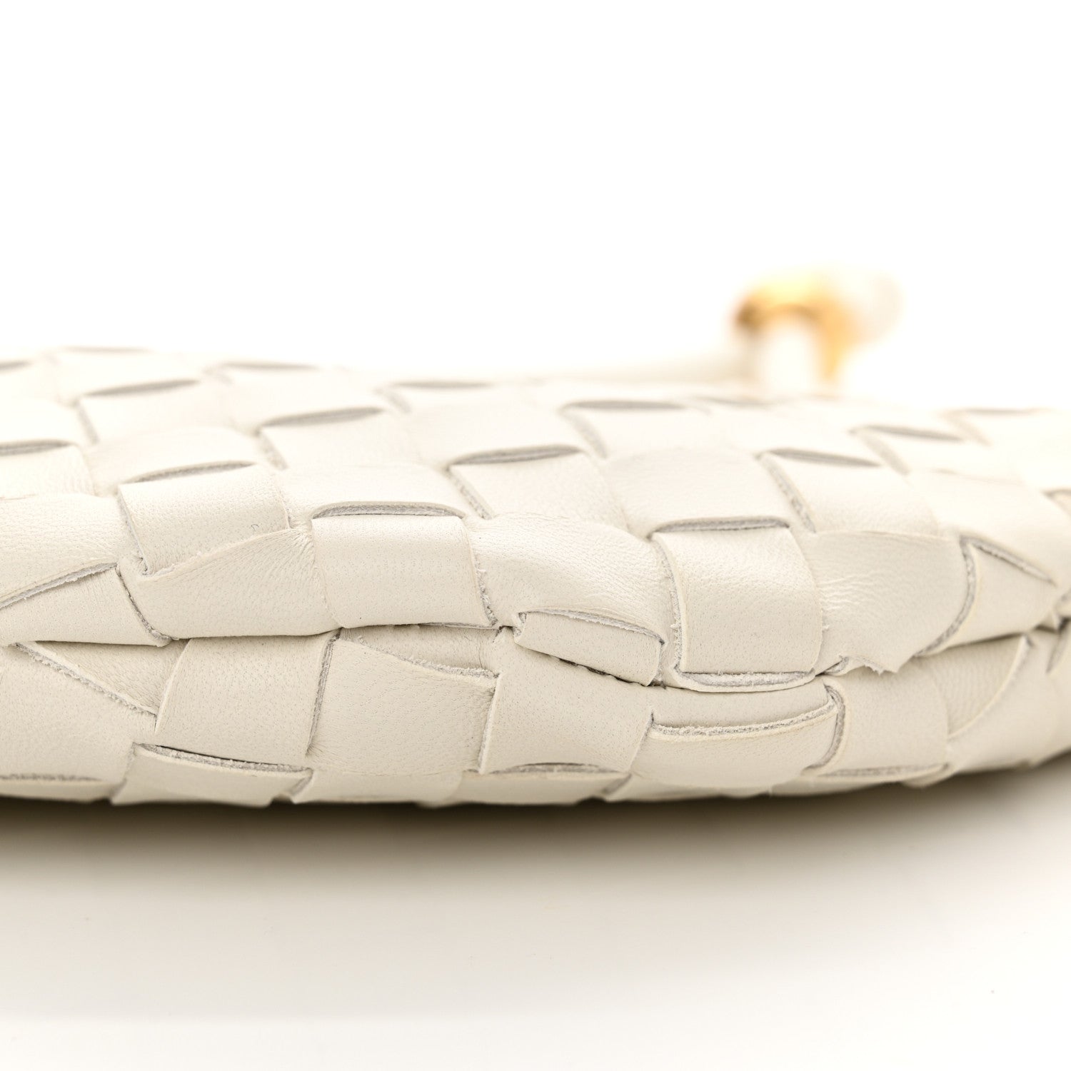 Bottega Veneta Nappa Intrecciato Medium Turn Pouch White 9 of 10