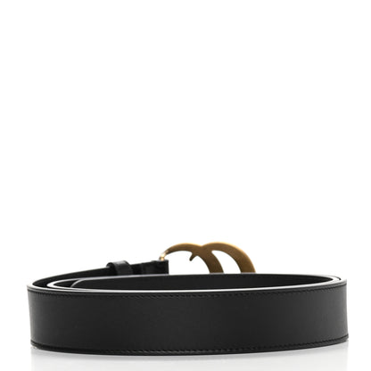 Gucci Calfskin Double G 30mm Belt 90 36 Black 2 of 6