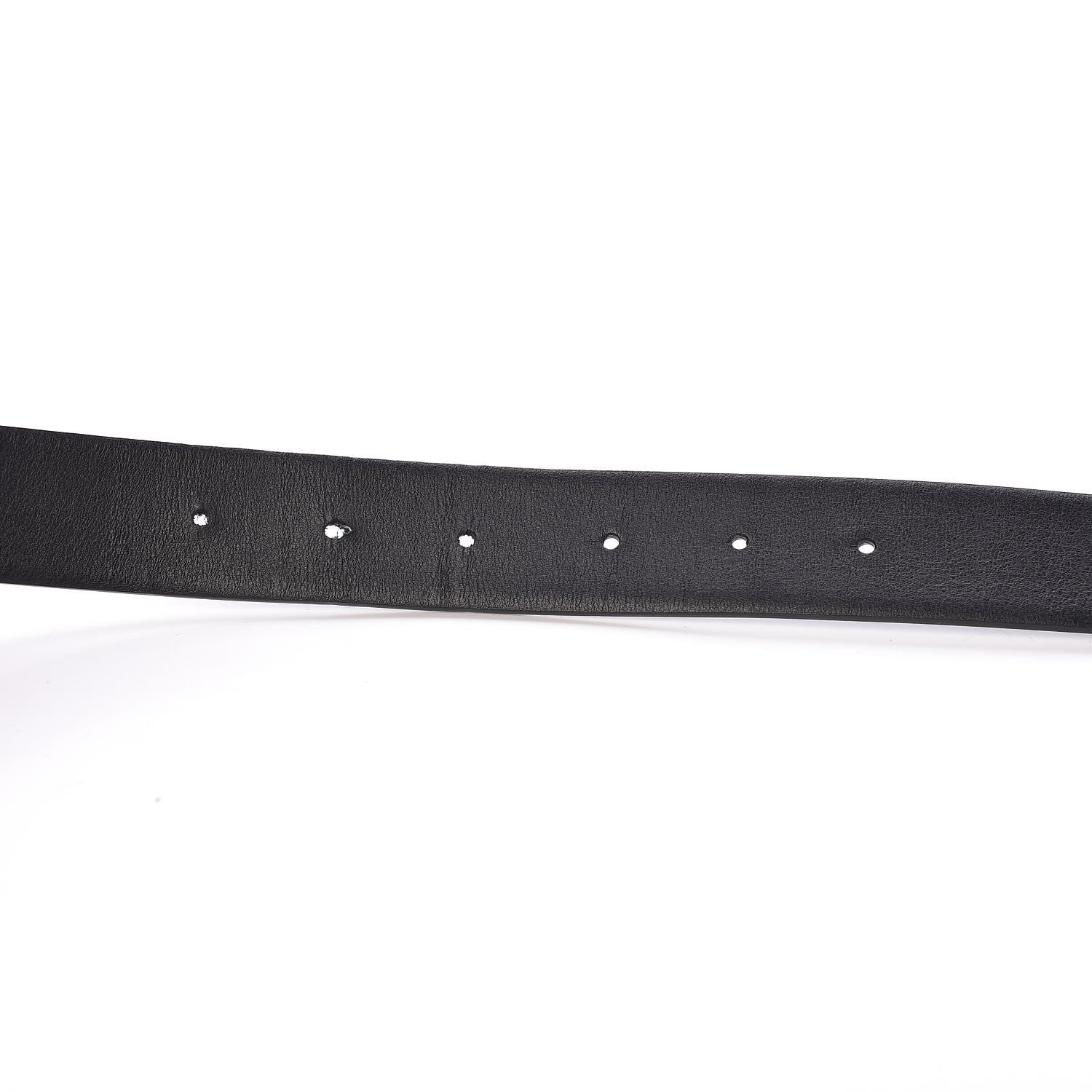 Chanel Patent Calfskin CC Reversible Belt 100 Black 7 of 8
