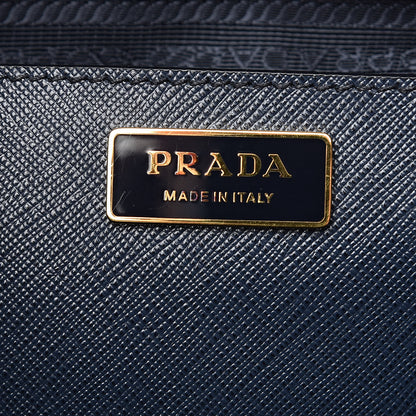 Prada Saffiano Medium Galleria Double Zip Tote Baltico 6 of 11