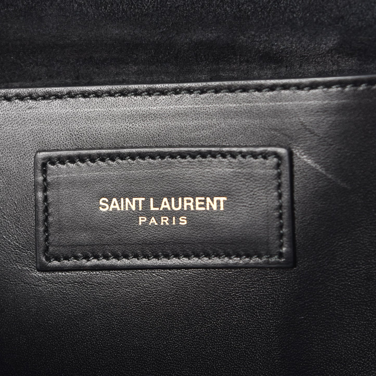 Calfskin Classic Monogram Cassandre Clutch Black