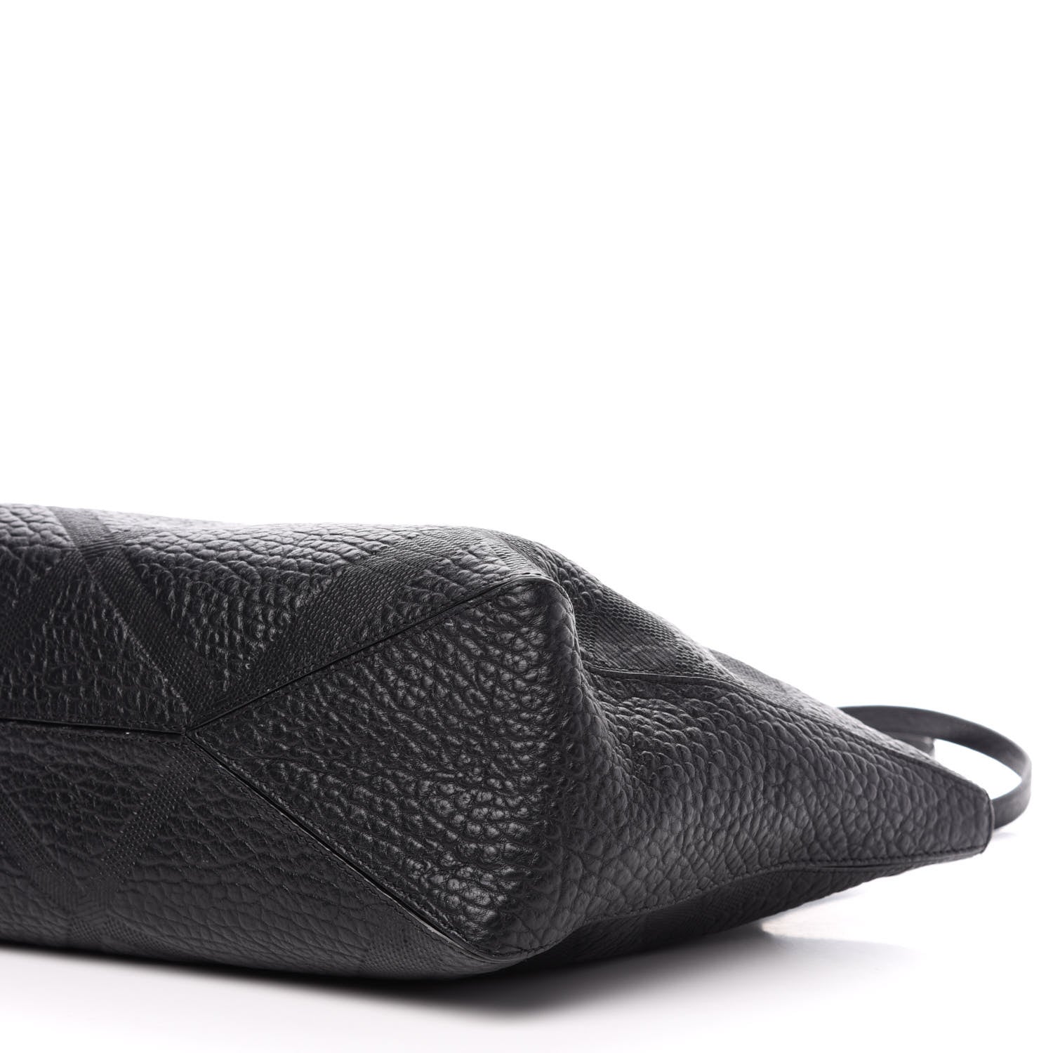 Burberry Signature Grain Medium Dewsbury Tote Black 9 of 10
