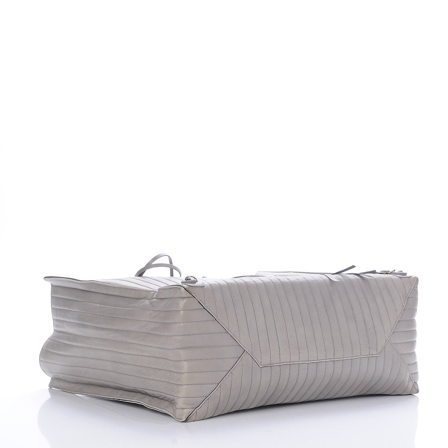 Veau Papier A4 Stitched Tote Grey