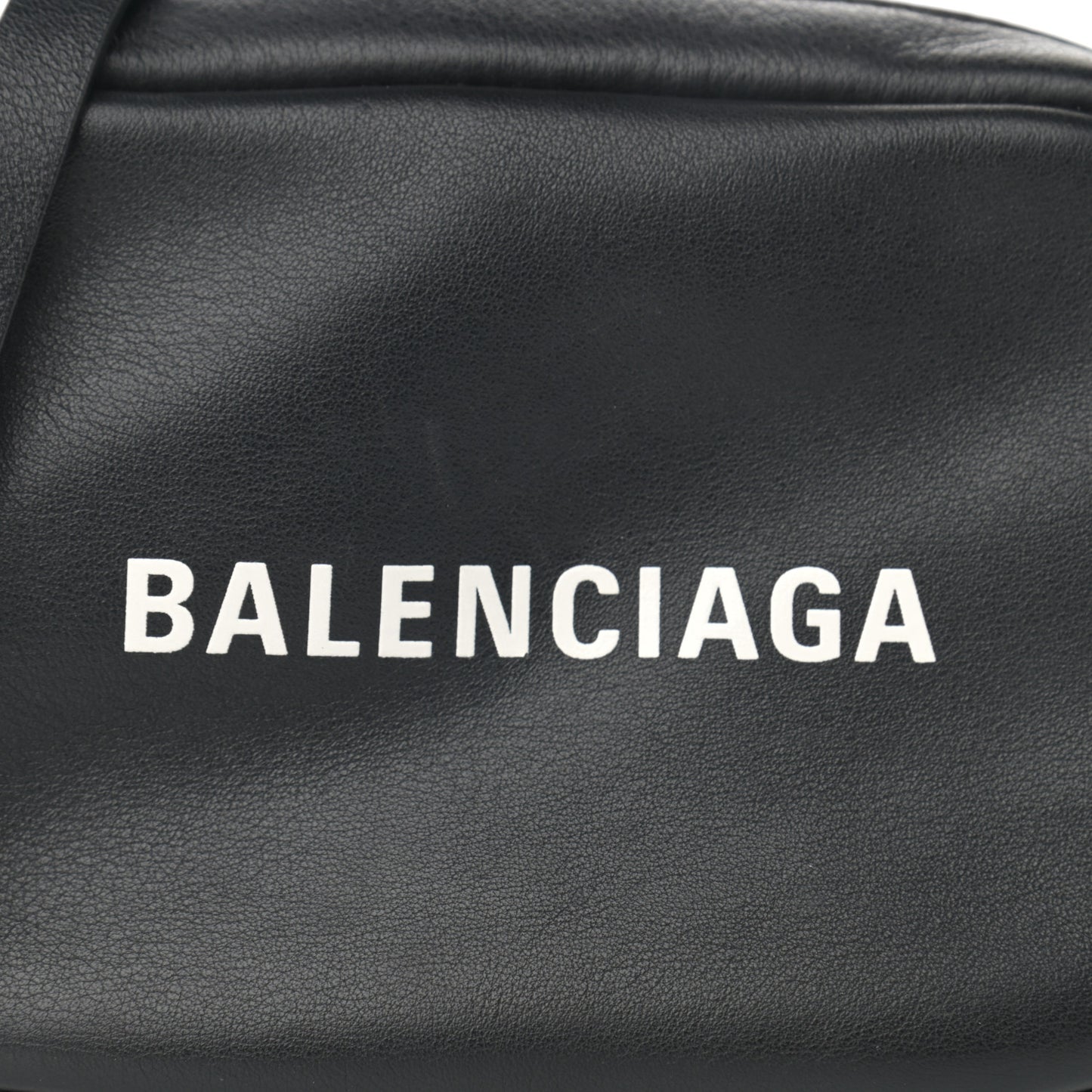 Calfskin Logo XS Everyday Camera Bag Black