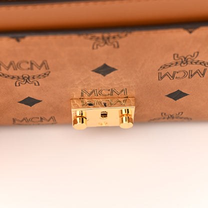 MCM Visetos Monogram Tracy Crossbody Cognac 12 of 12